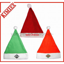 Fleece Embroidery Promotion Decoration Gift Christmas Santa Hat